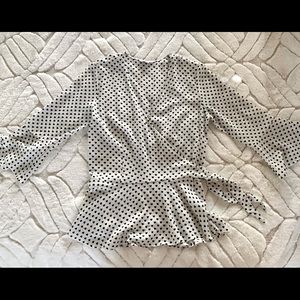 Black and White Heart Blouse